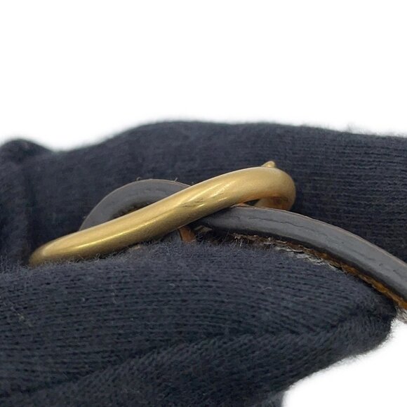 GUCCI Disney Collaboration Round Shoulder Bag GG Supreme/Leather Brown 603938 - Picture 10 of 13